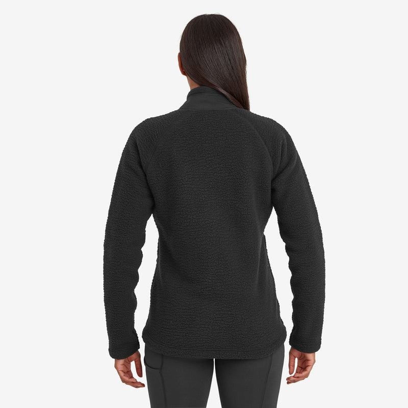 Black Women's Montane Chonos Smock Pull On Fleece | LQF5937CW