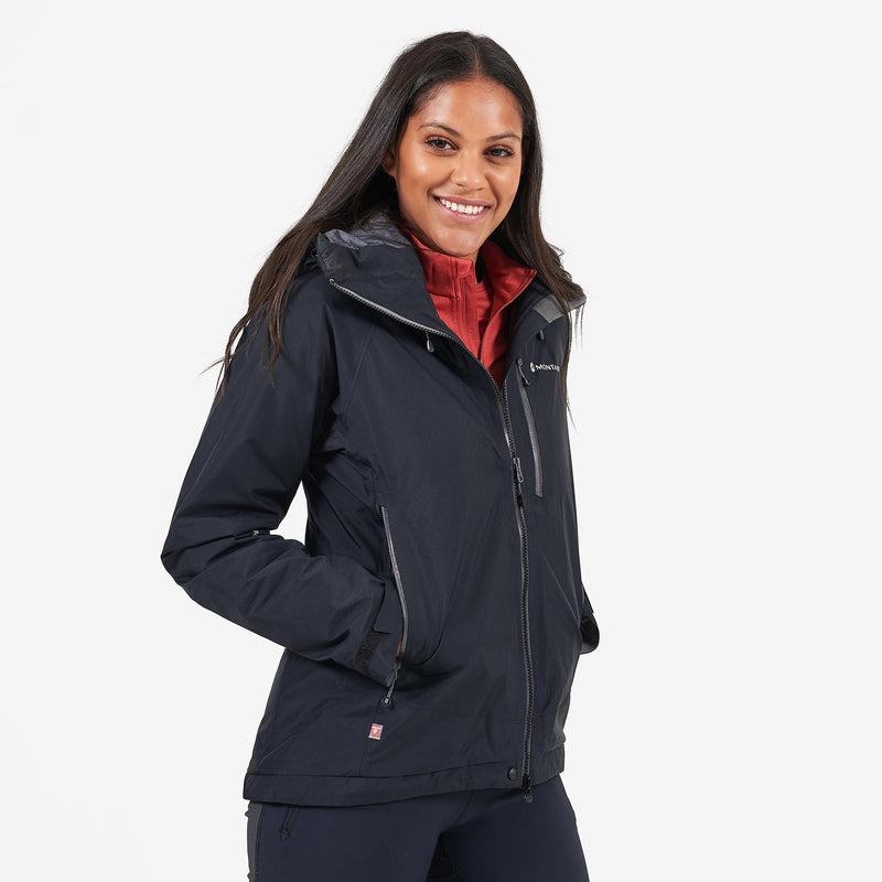 Black Women's Montane Duality Insulated Waterproof Jackets | BKV8485IW