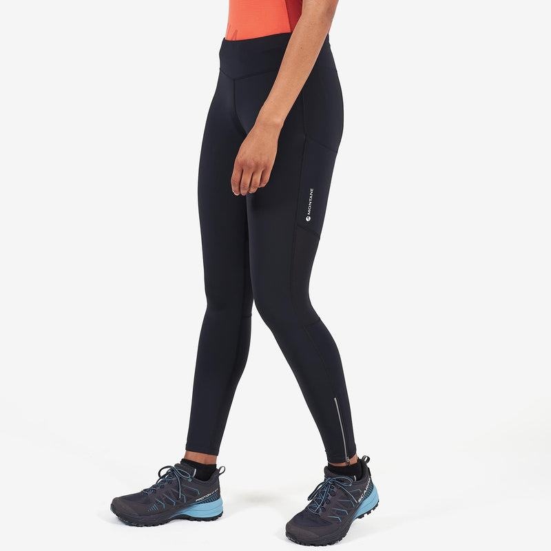 Black Women's Montane Katla Long Trail Leggings | DWO6014OI