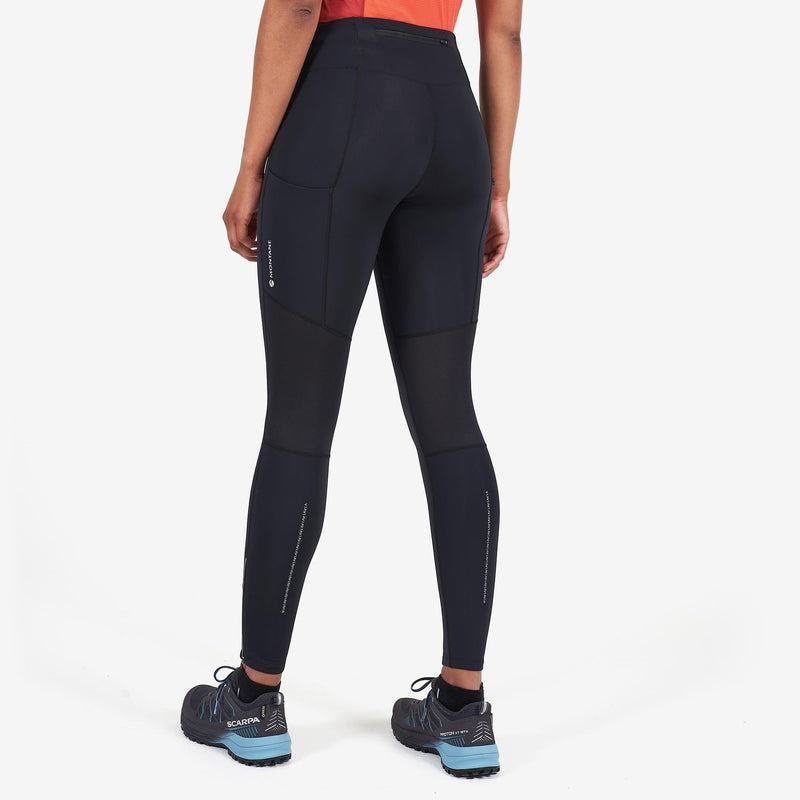 Black Women's Montane Katla Long Trail Leggings | DWO6014OI