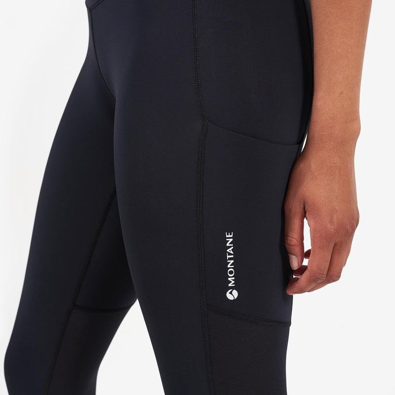 Black Women's Montane Katla Long Trail Leggings | DWO6014OI