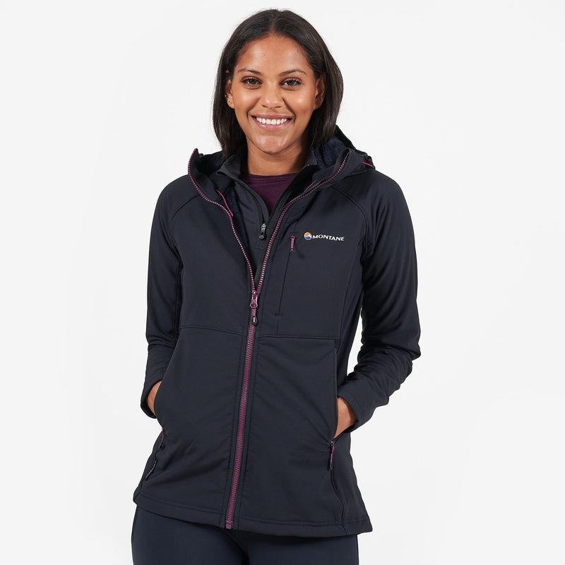 Black Women's Montane Krypton Softshell Jackets | DAI1042EE