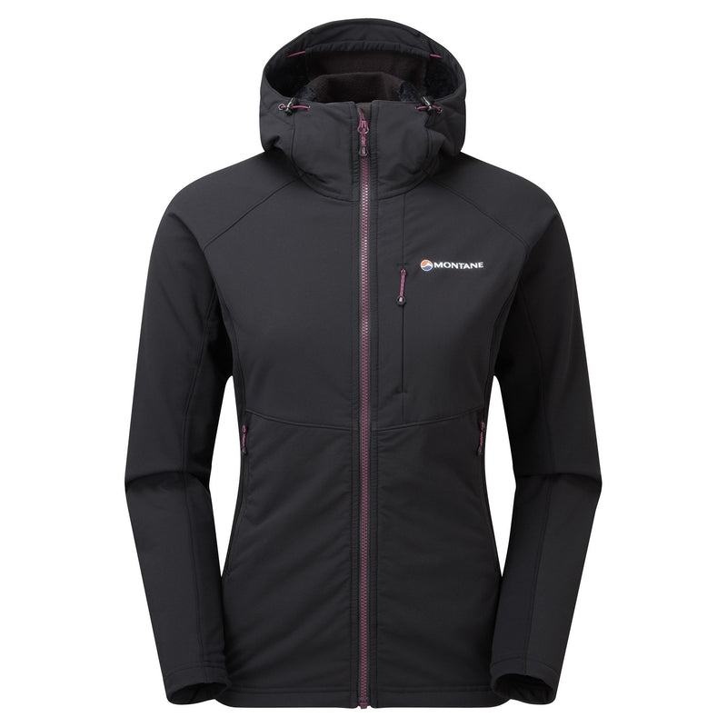 Black Women\'s Montane Krypton Softshell Jackets | DAI1042EE