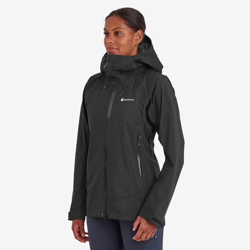 Black Women's Montane Phase XT Waterproof Jackets | GUA7666LX