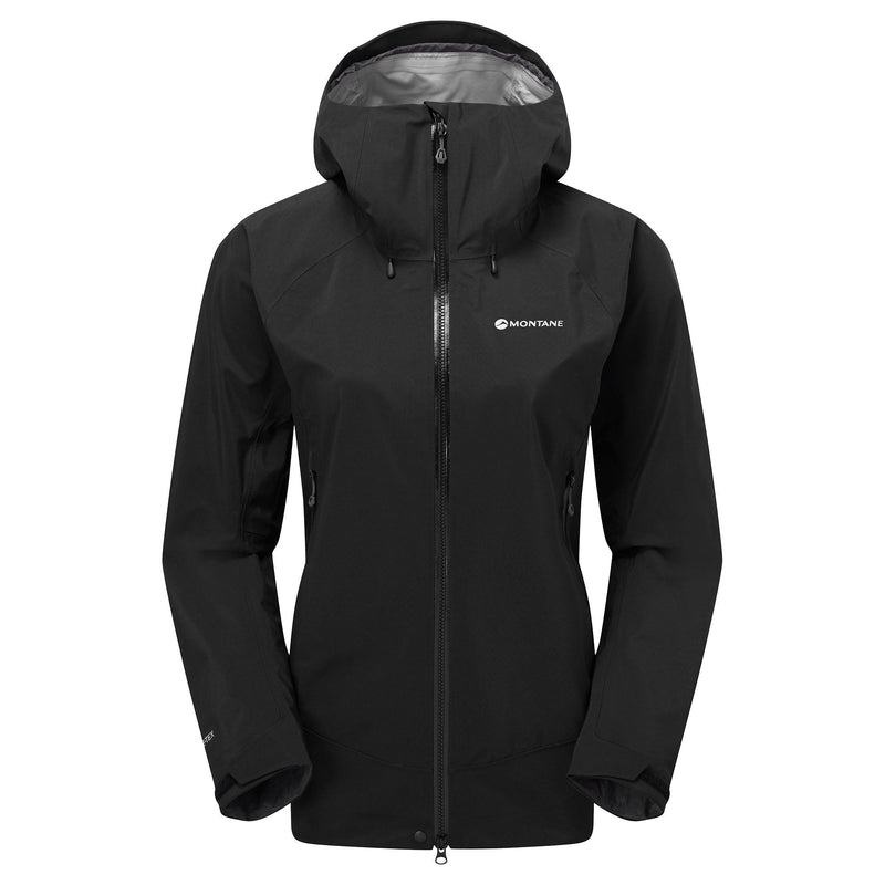 Black Women\'s Montane Phase XT Waterproof Jackets | GUA7666LX