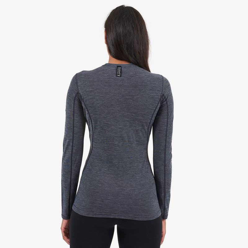 Black Women's Montane Primino 140 Long Sleeve T Shirts | LBH80100RD