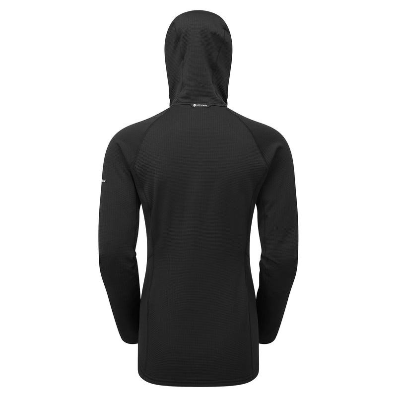 Black Women's Montane Protium Hooded Fleece Jackets | UOL7529JC