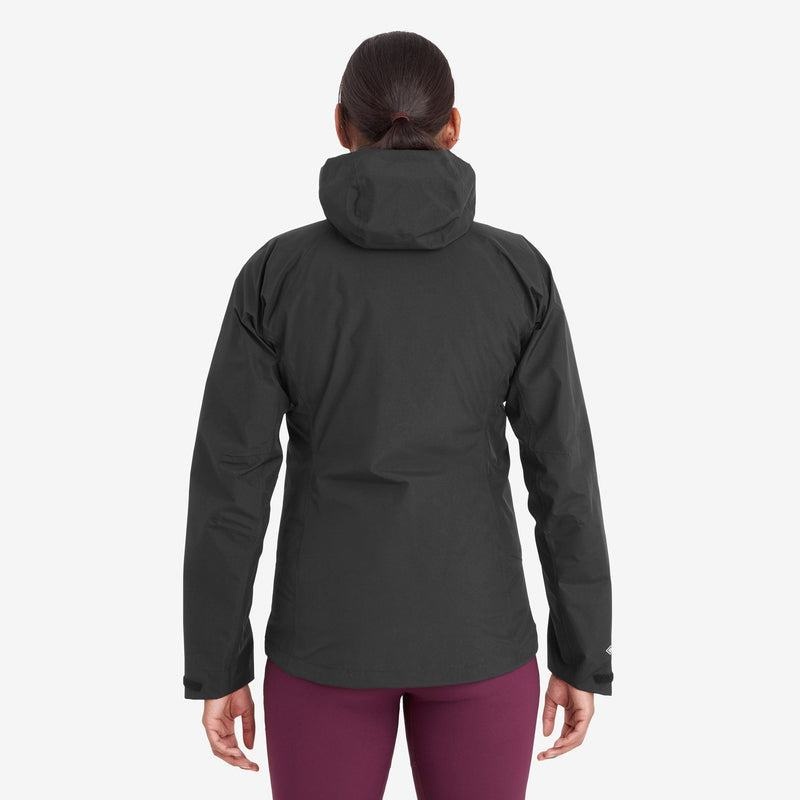 Black Women's Montane Spirit Waterproof Jackets | VOY413GV