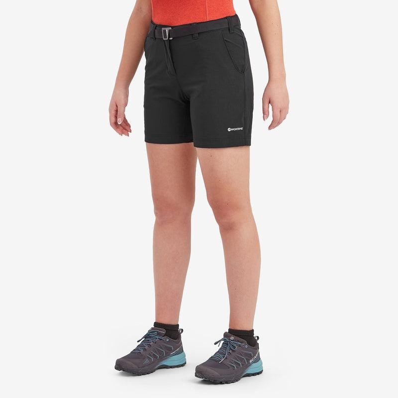 Black Women's Montane Terra Stretch Lite Shorts | PFK755WQ