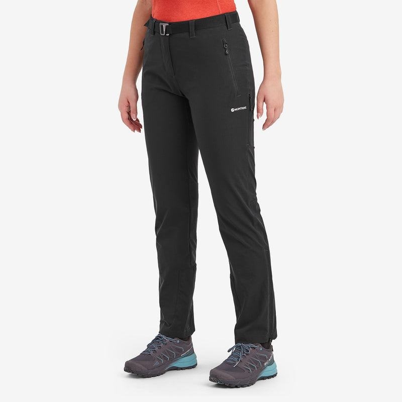 Black Women's Montane Terra Stretch Trousers | ESA6390YL