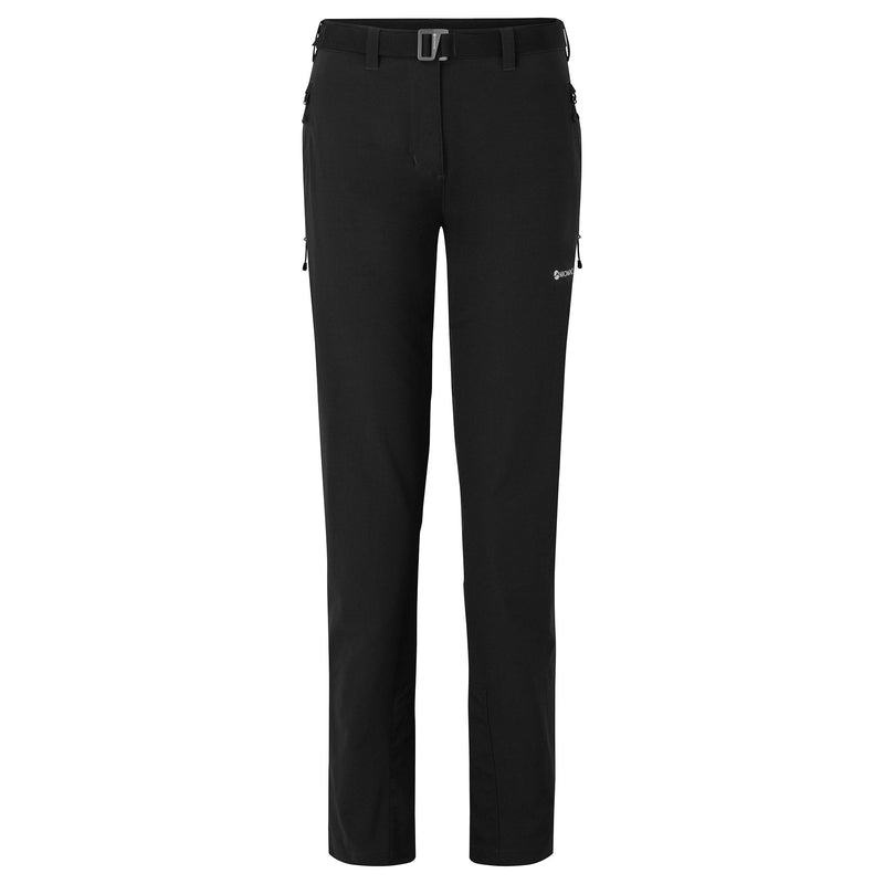 Black Women\'s Montane Terra Stretch Trousers | ESA6390YL