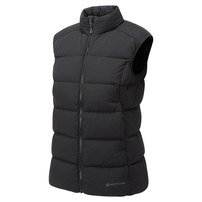 Black Women's Montane Tundra Down Vest | LNK5487WJ