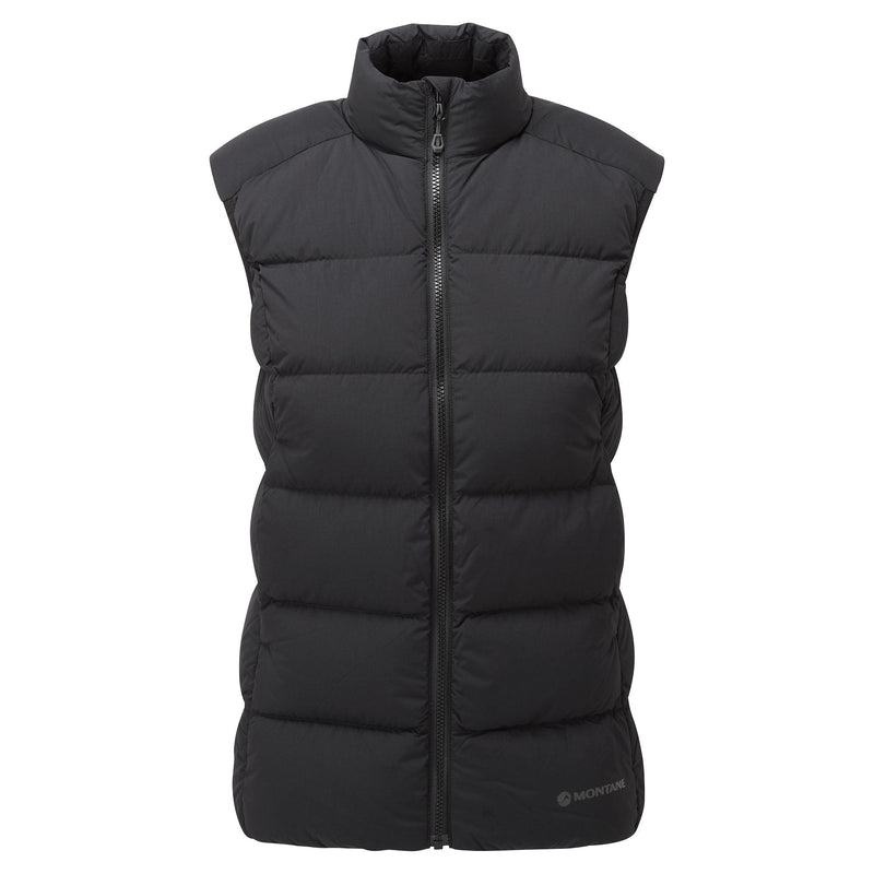 Black Women\'s Montane Tundra Down Vest | LNK5487WJ