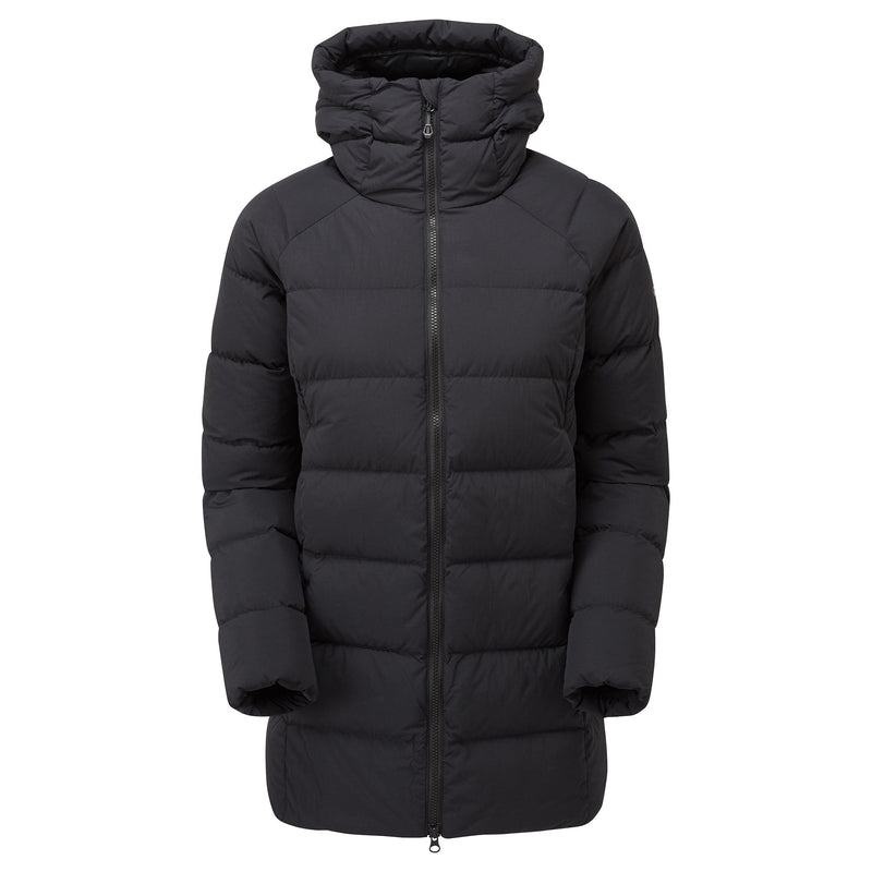 Black Women\'s Montane Tundra Hooded Down Jackets | LHD3949EO