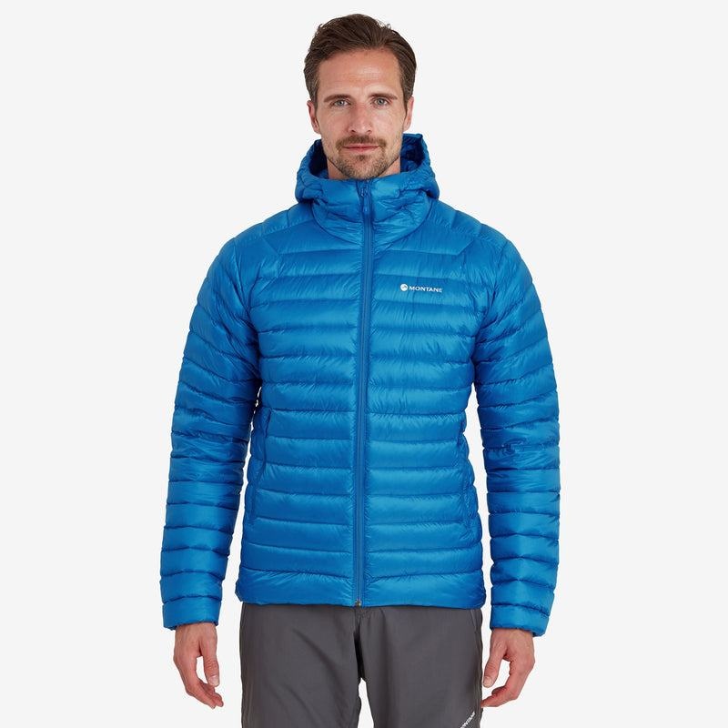 Blue Men's Montane Anti-Freeze Hooded Down Jackets | OKD7099UT