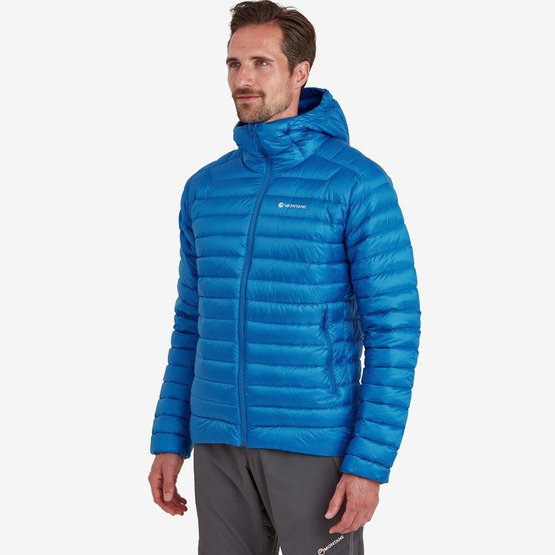 Blue Men's Montane Anti-Freeze Hooded Down Jackets | OKD7099UT