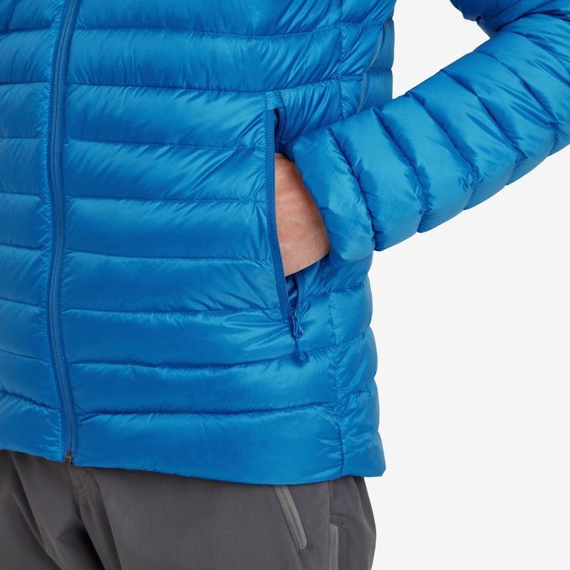 Blue Men's Montane Anti-Freeze Hooded Down Jackets | OKD7099UT