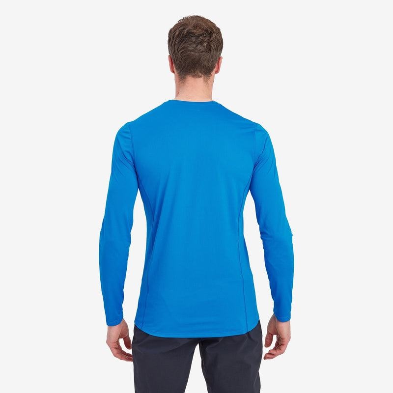 Blue Men's Montane Dart Lite Long Sleeve T Shirts | VVM2132YW