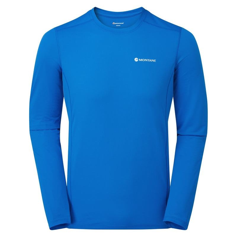 Blue Men\'s Montane Dart Lite Long Sleeve T Shirts | VVM2132YW