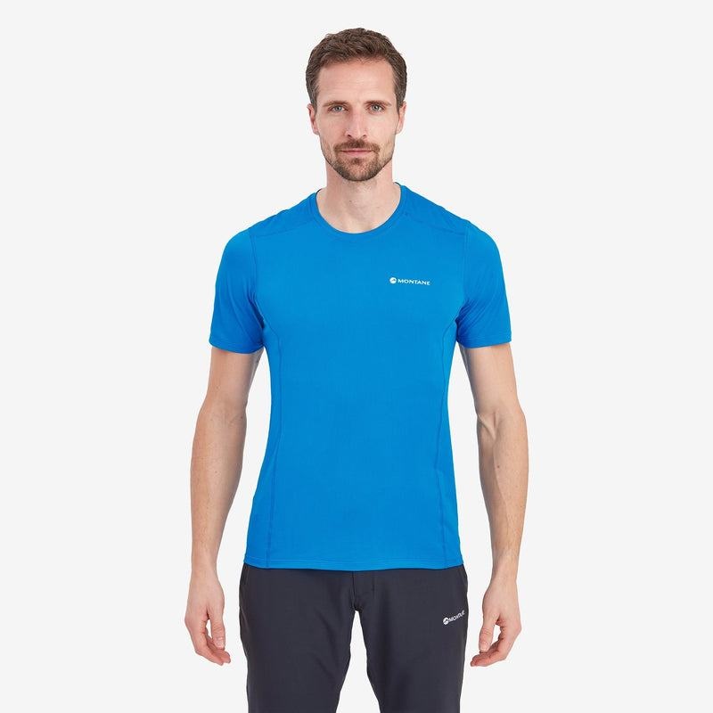 Blue Men's Montane Dart Lite T Shirts | QUY9027LG