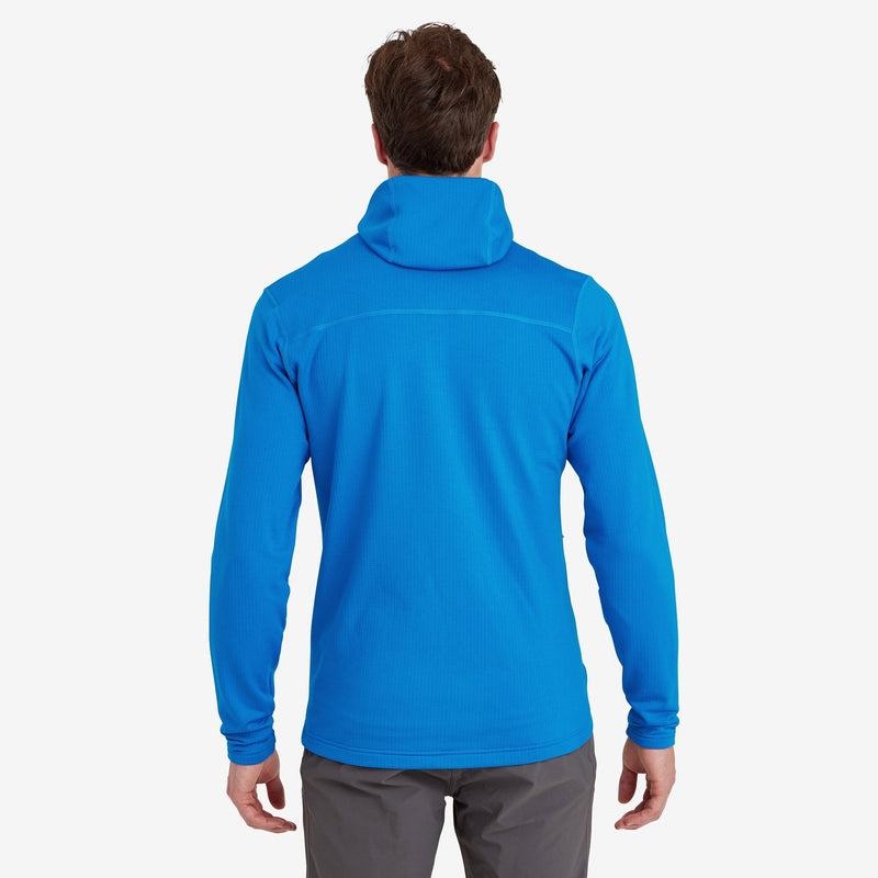 Blue Men's Montane Protium Hooded Fleece Jackets | EHX128WF