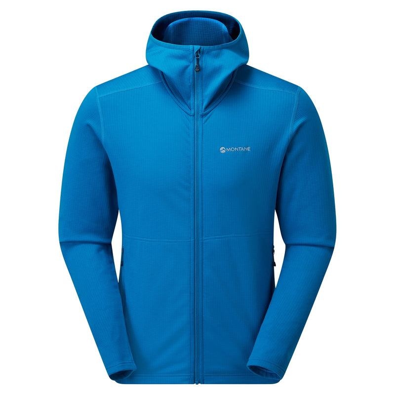 Blue Men\'s Montane Protium Hooded Fleece Jackets | EHX128WF