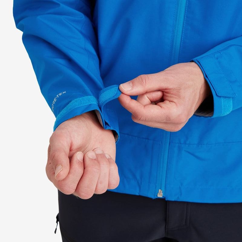 Blue Men's Montane Spirit Waterproof Jackets | QDE152ZK