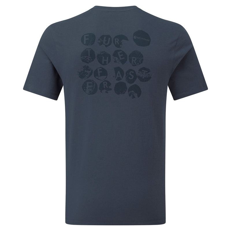 Blue Men's Montane Transpose T Shirts | DWM5256NF