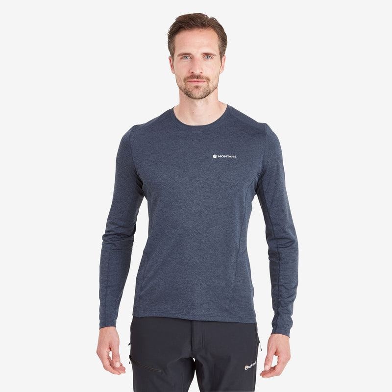 Dark Blue Men's Montane Dart Long Sleeve T Shirts | OMN9840AI