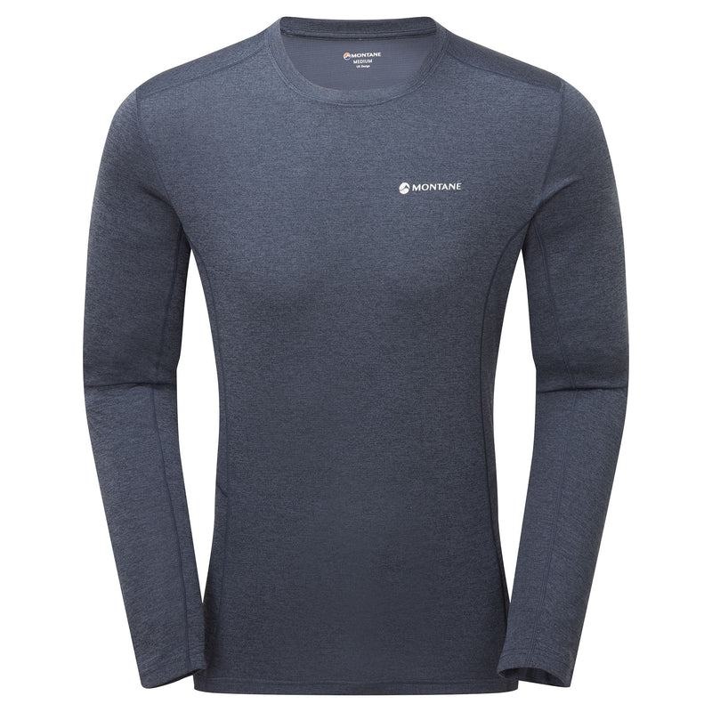 Dark Blue Men\'s Montane Dart Long Sleeve T Shirts | OMN9840AI