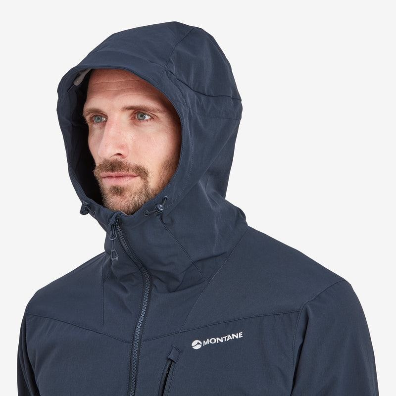 Dark Blue Men's Montane Dyno LT Softshell Jackets | XAM585FY