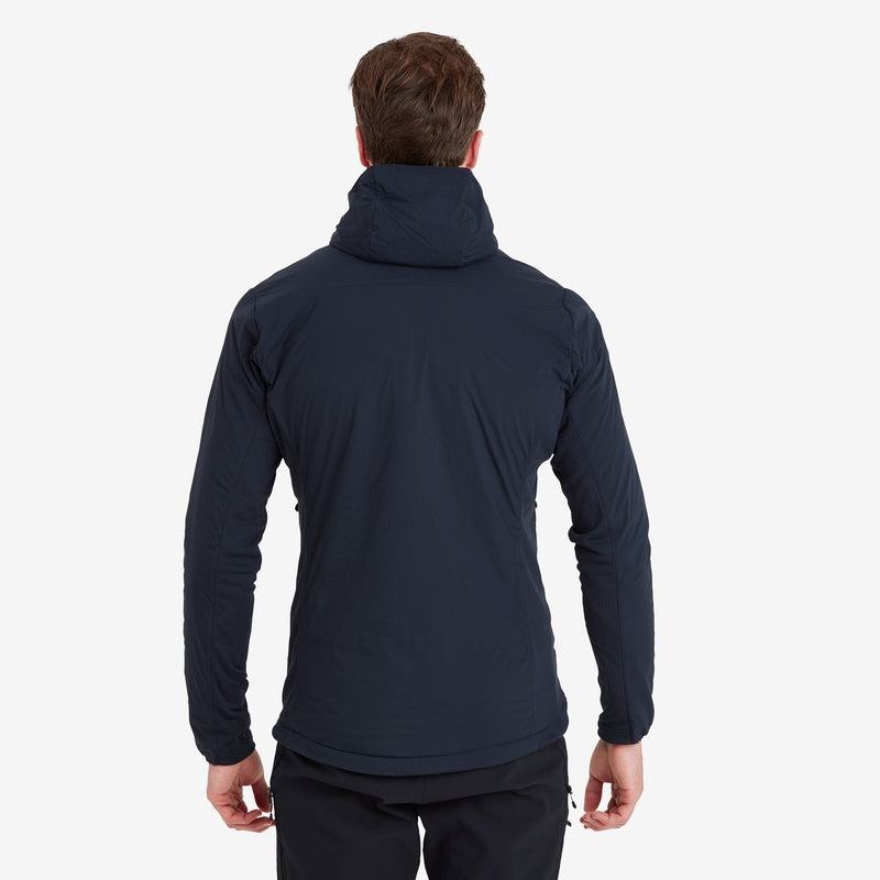 Dark Blue Men's Montane Fireball Lite Hooded Insulated Jackets | PSG3079XY