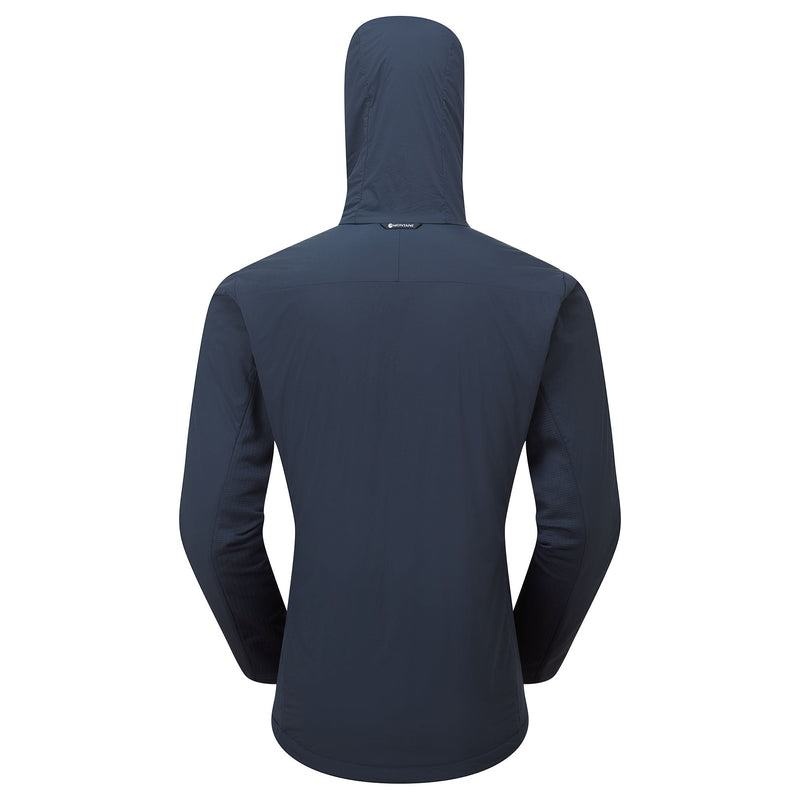 Dark Blue Men's Montane Fireball Lite Hooded Insulated Jackets | PSG3079XY