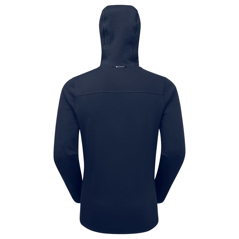 Dark Blue Men's Montane Fury XT Hooded Fleece Jackets | HBU8943ZL