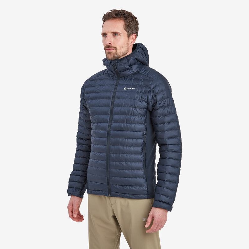 Dark Blue Men's Montane Icarus Lite Hooded Jackets | ILE8662DG