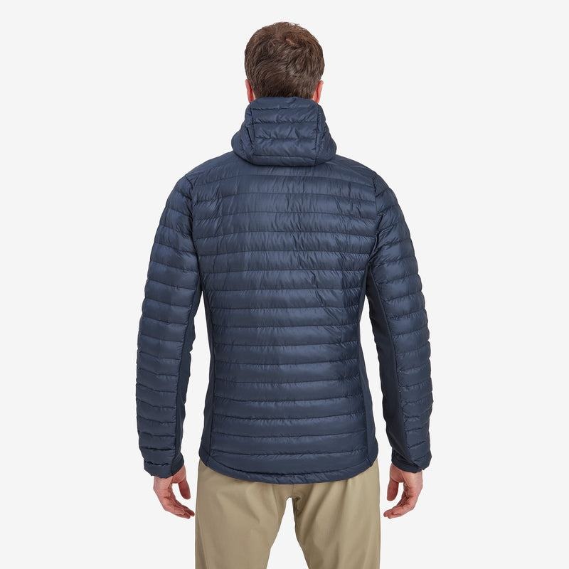 Dark Blue Men's Montane Icarus Lite Hooded Jackets | ILE8662DG