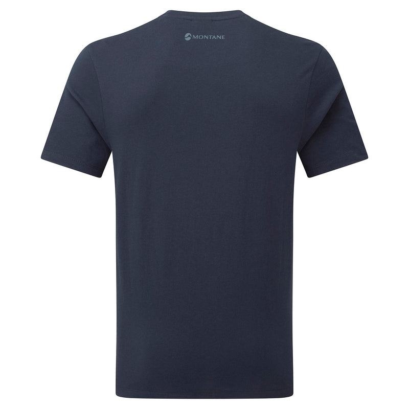 Dark Blue Men's Montane Mono Logo T Shirts | NLA523HZ