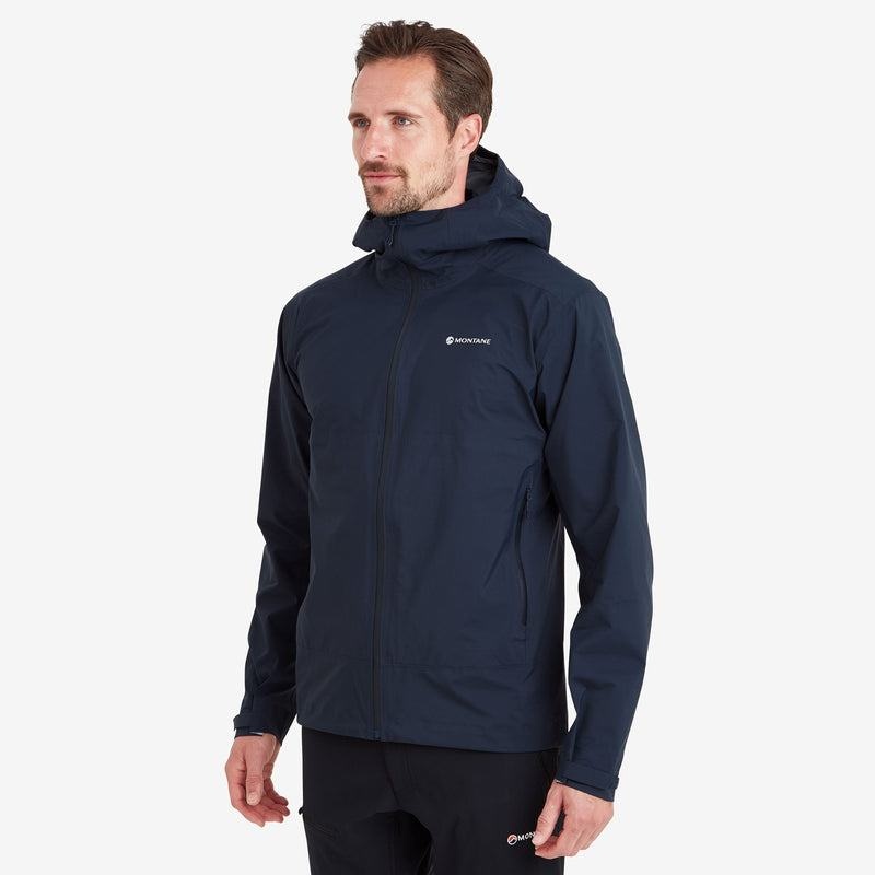 Dark Blue Men's Montane Phase Lite Waterproof Jackets | NRA5211ZS