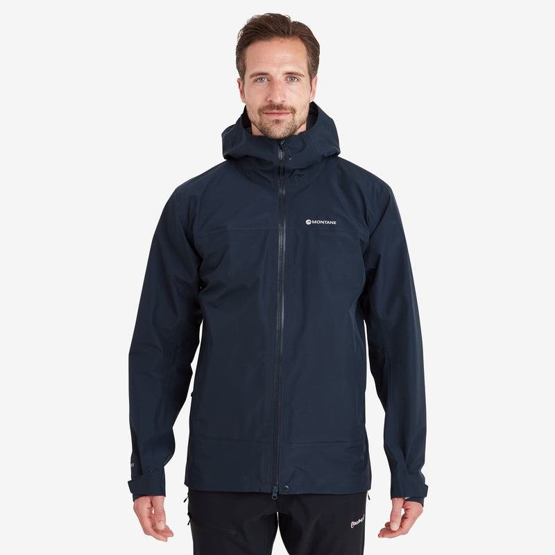 Dark Blue Men's Montane Phase Waterproof Jackets | OBB6142BB