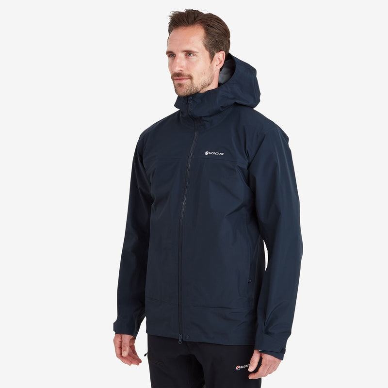 Dark Blue Men's Montane Phase Waterproof Jackets | OBB6142BB