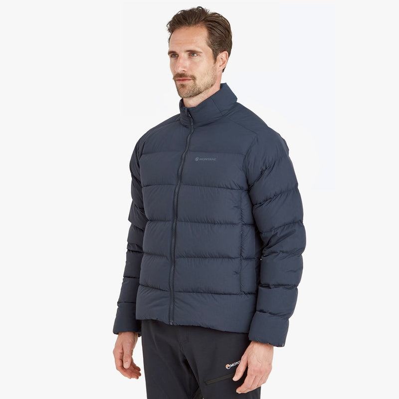 Dark Blue Men's Montane Tundra Down Jackets | URW34100NG