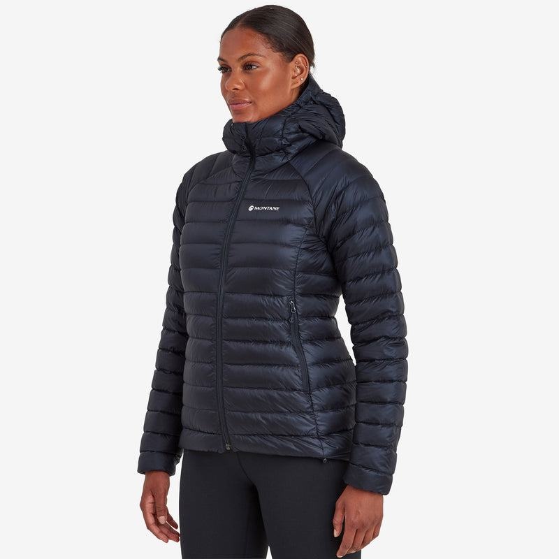 Dark Blue Women's Montane Anti-Freeze Hooded Down Jackets | EHM5146XT