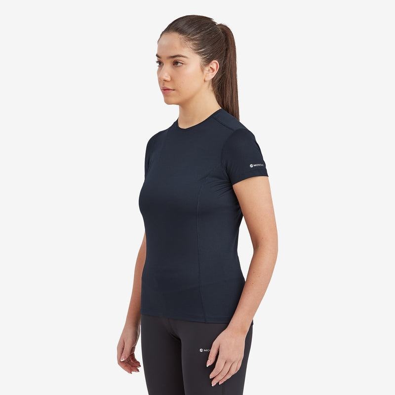 Dark Blue Women's Montane Dart Lite T Shirts | HXN4587FR