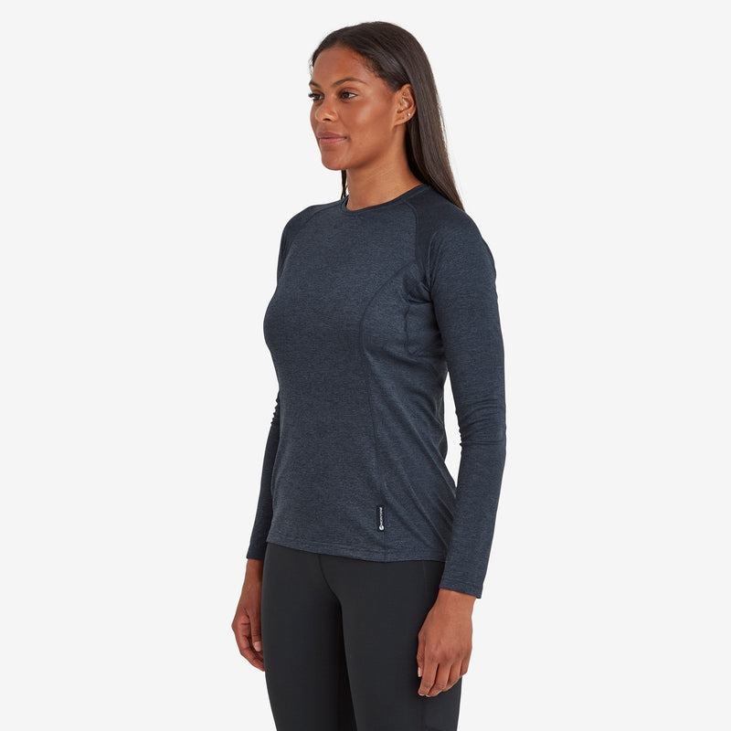 Dark Blue Women's Montane Dart Long Sleeve T Shirts | RKG1870FS