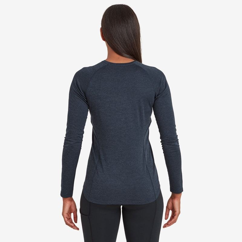 Dark Blue Women's Montane Dart Long Sleeve T Shirts | RKG1870FS