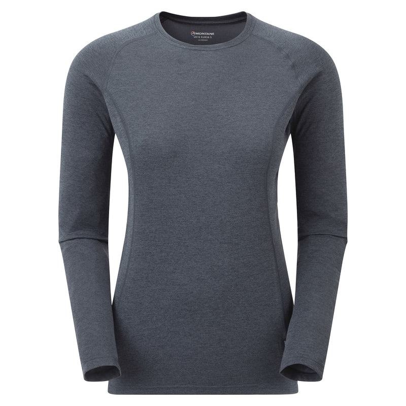 Dark Blue Women\'s Montane Dart Long Sleeve T Shirts | RKG1870FS