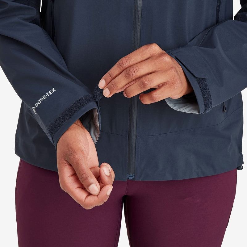 Dark Blue Women's Montane Phase Lite Waterproof Jackets | PRE9019IK