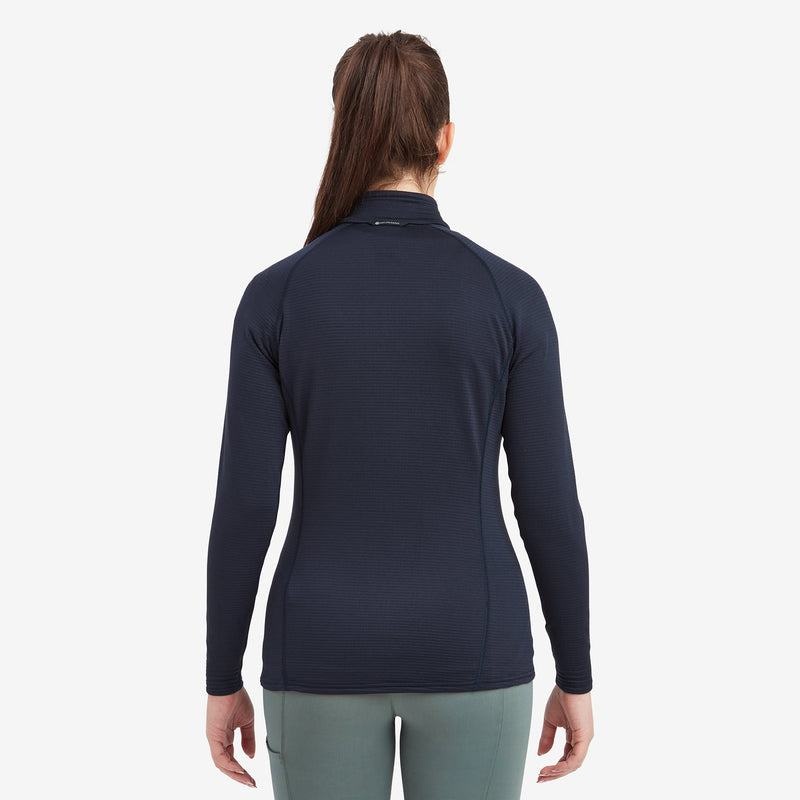 Dark Blue Women's Montane Protium Lite Pull On Fleece | TMA6481GH