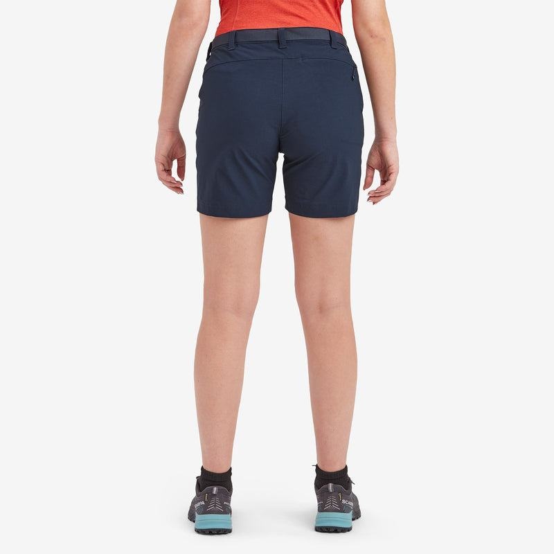 Dark Blue Women's Montane Terra Stretch Lite Shorts | BYD566VX