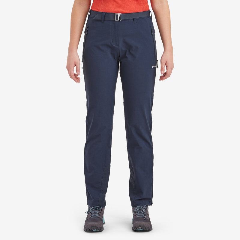 Dark Blue Women's Montane Terra Stretch Trousers | AVQ9994KR